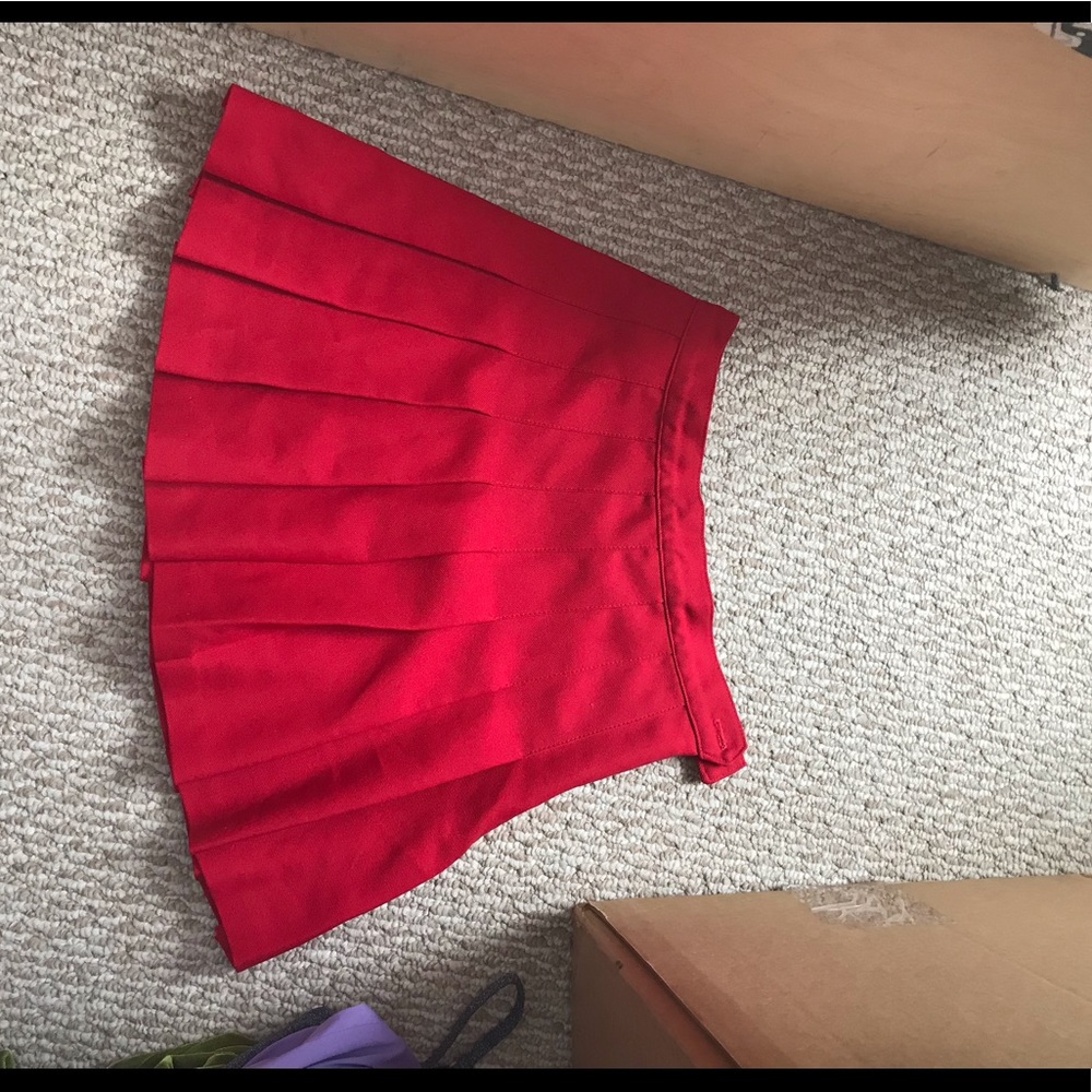 Cherry red AA Tennis skirt